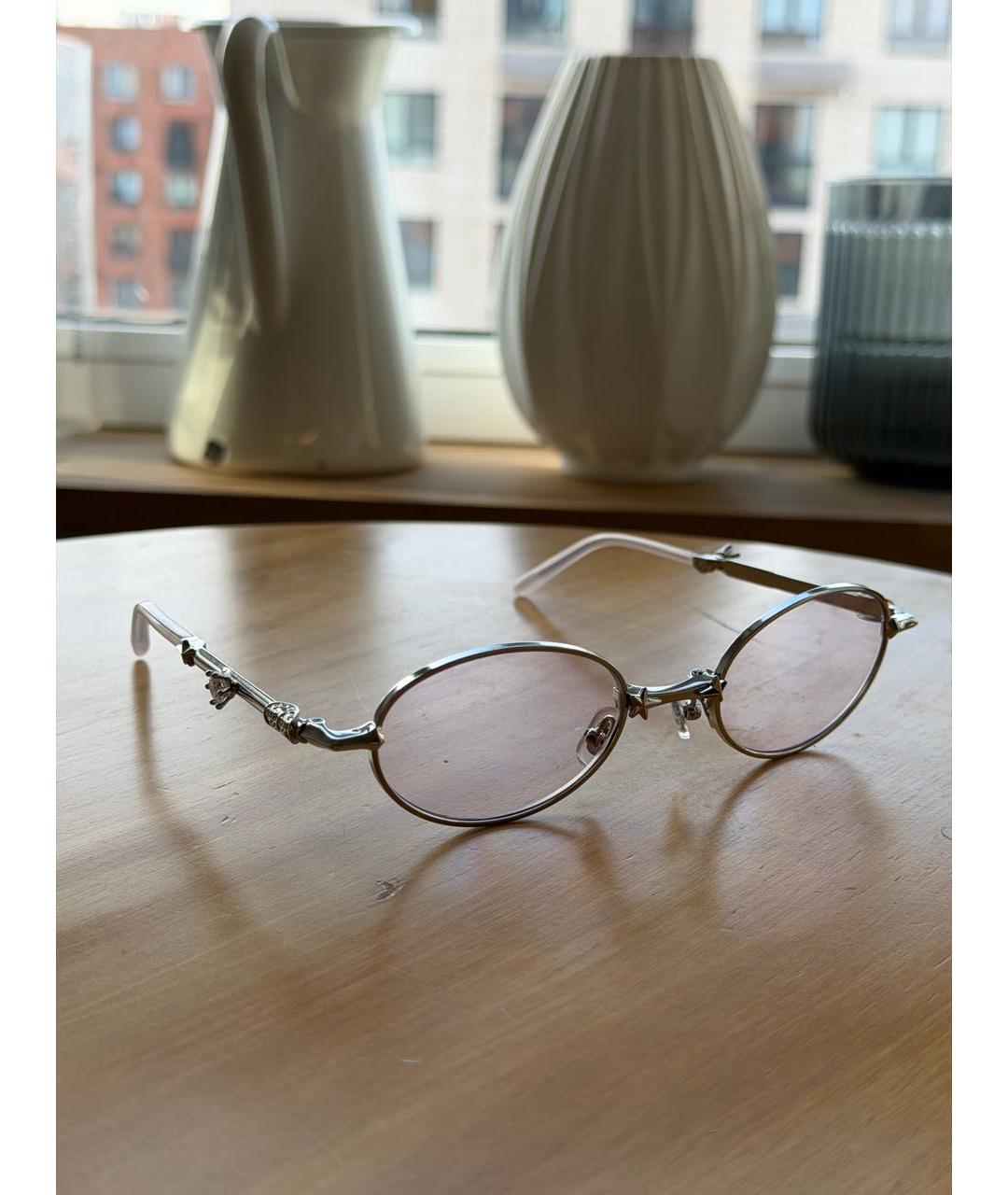 GENTLE MONSTER Серебряные металлические солнцезащитные очки, фото 4