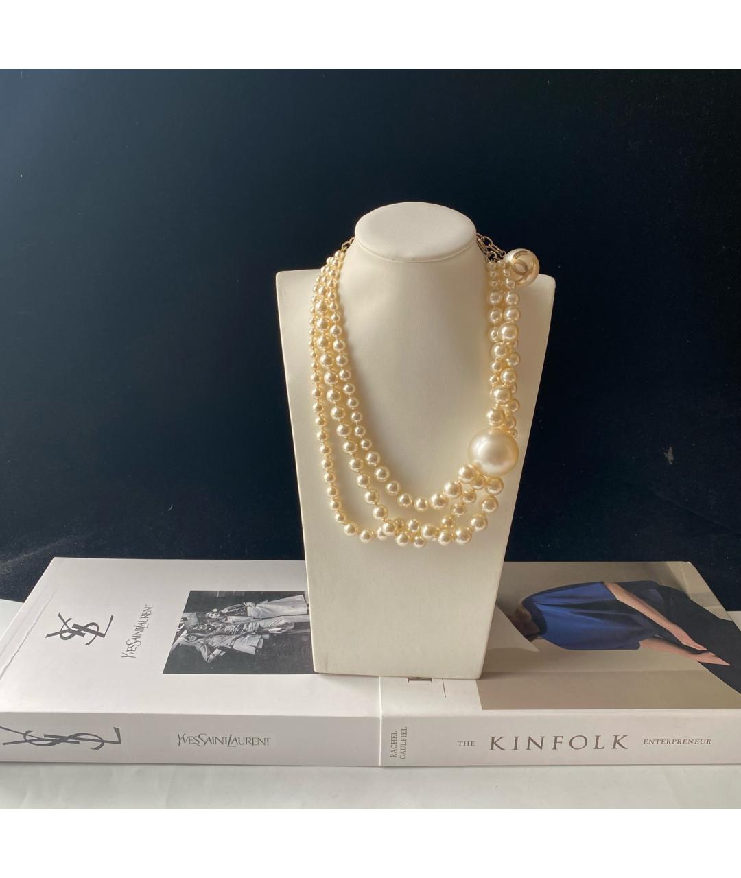 CHANEL Жемчужное колье, фото 2