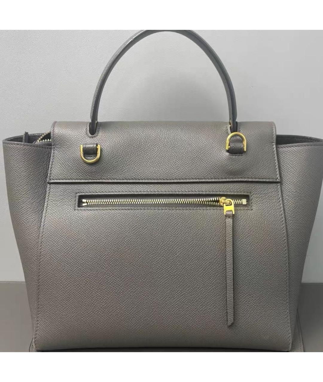 CELINE Серая сумка через плечо, фото 2