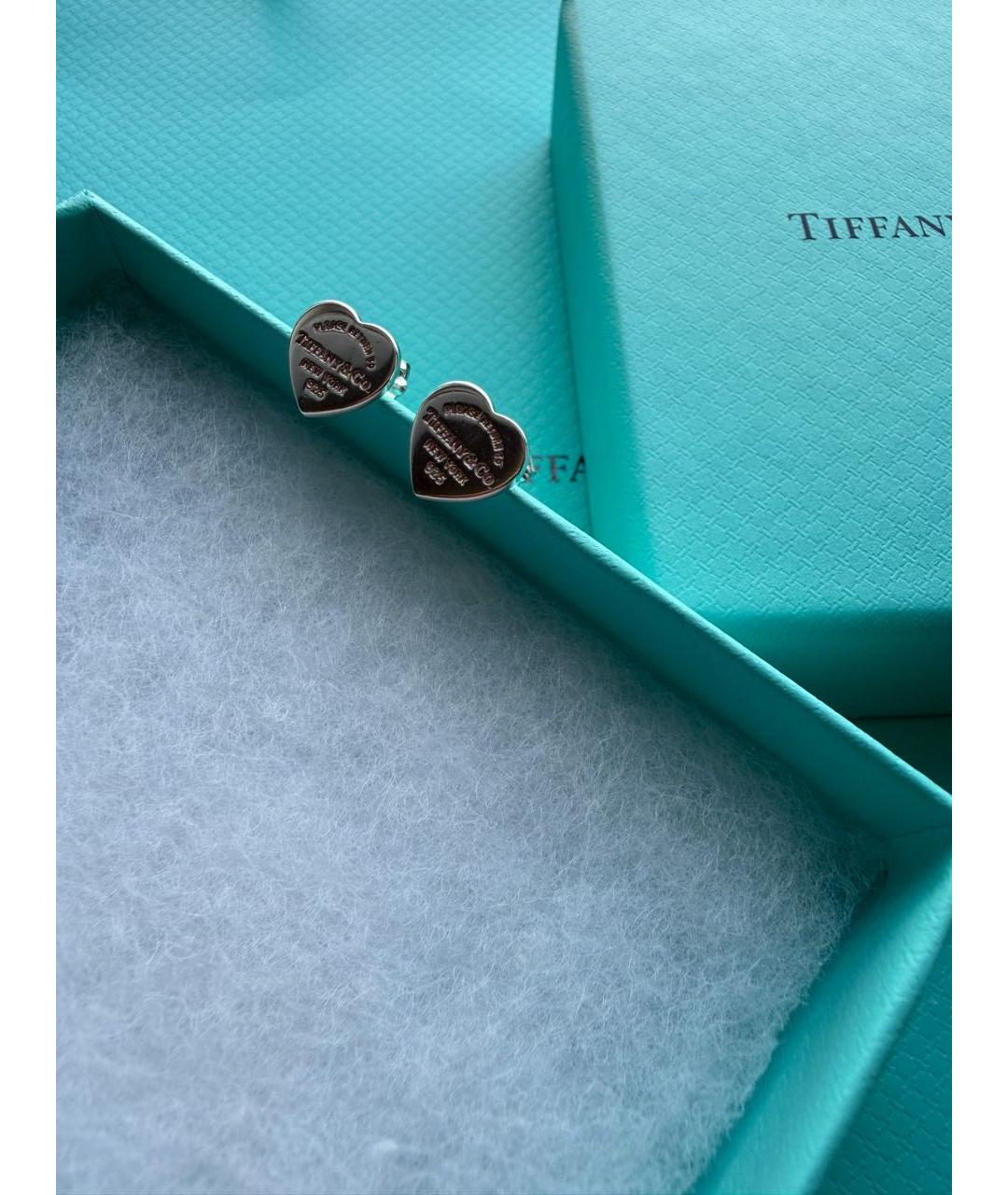 TIFFANY&CO Серебряные серебряные серьги, фото 3