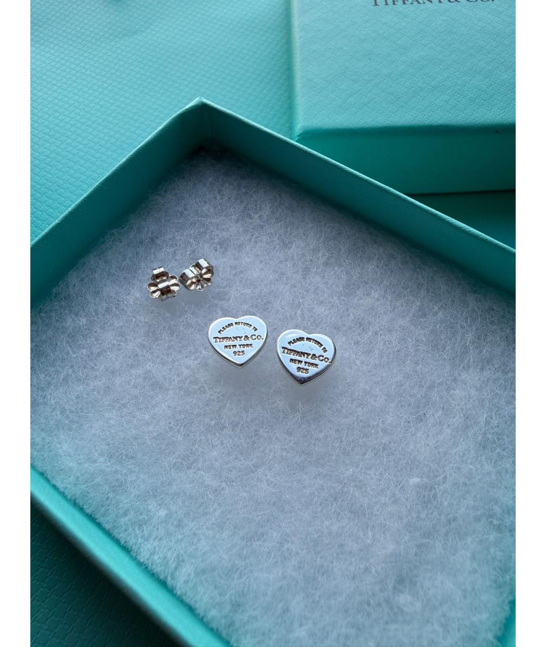 TIFFANY&CO Серебряные серебряные серьги, фото 4