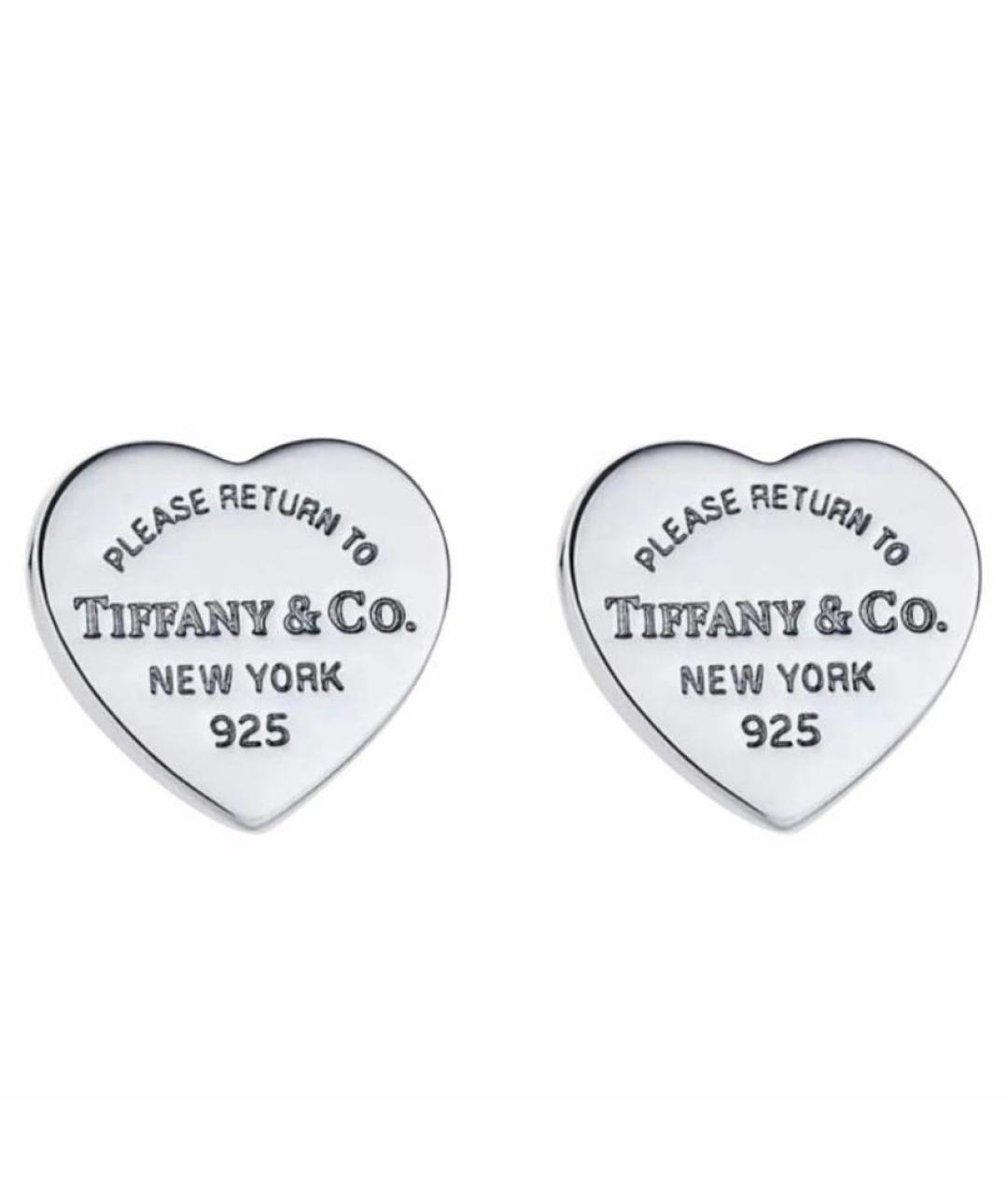 TIFFANY&CO Серебряные серебряные серьги, фото 1