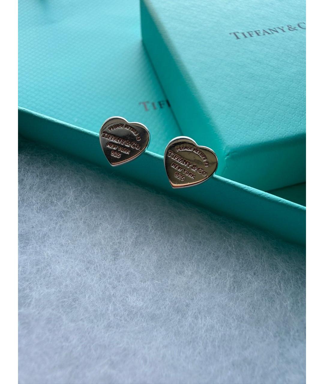 TIFFANY&CO Серебряные серебряные серьги, фото 7