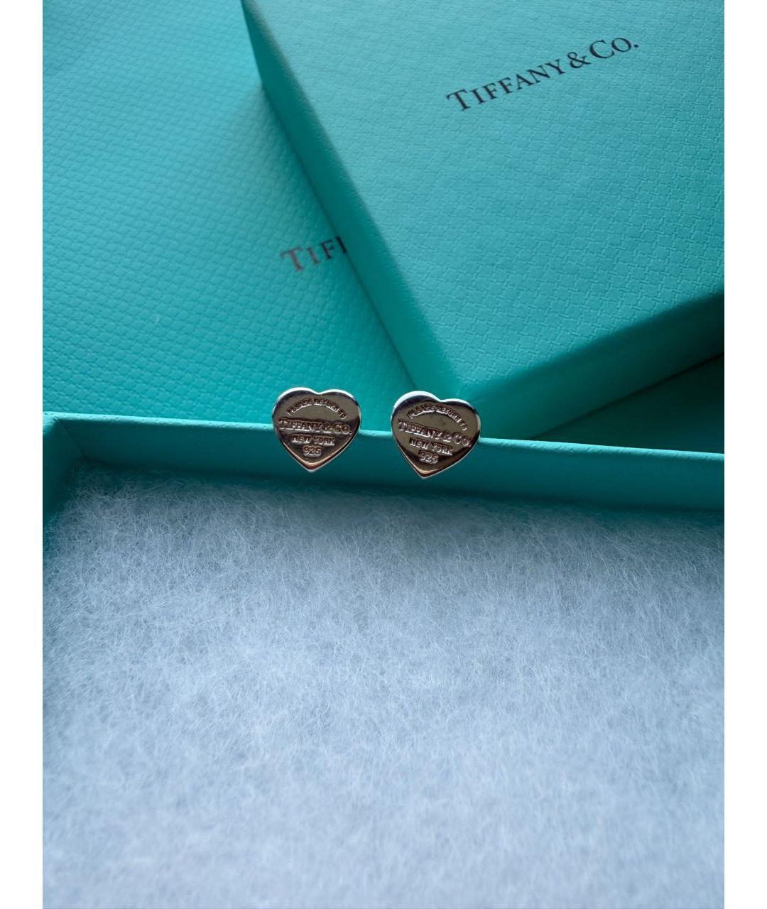 TIFFANY&CO Серебряные серебряные серьги, фото 8