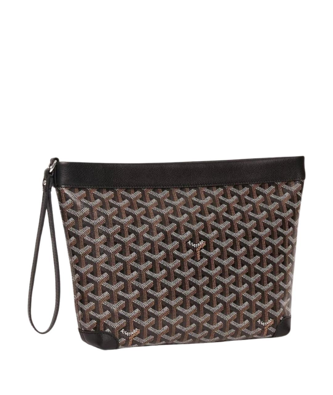 GOYARD Черная папка для документов из канвы, фото 1
