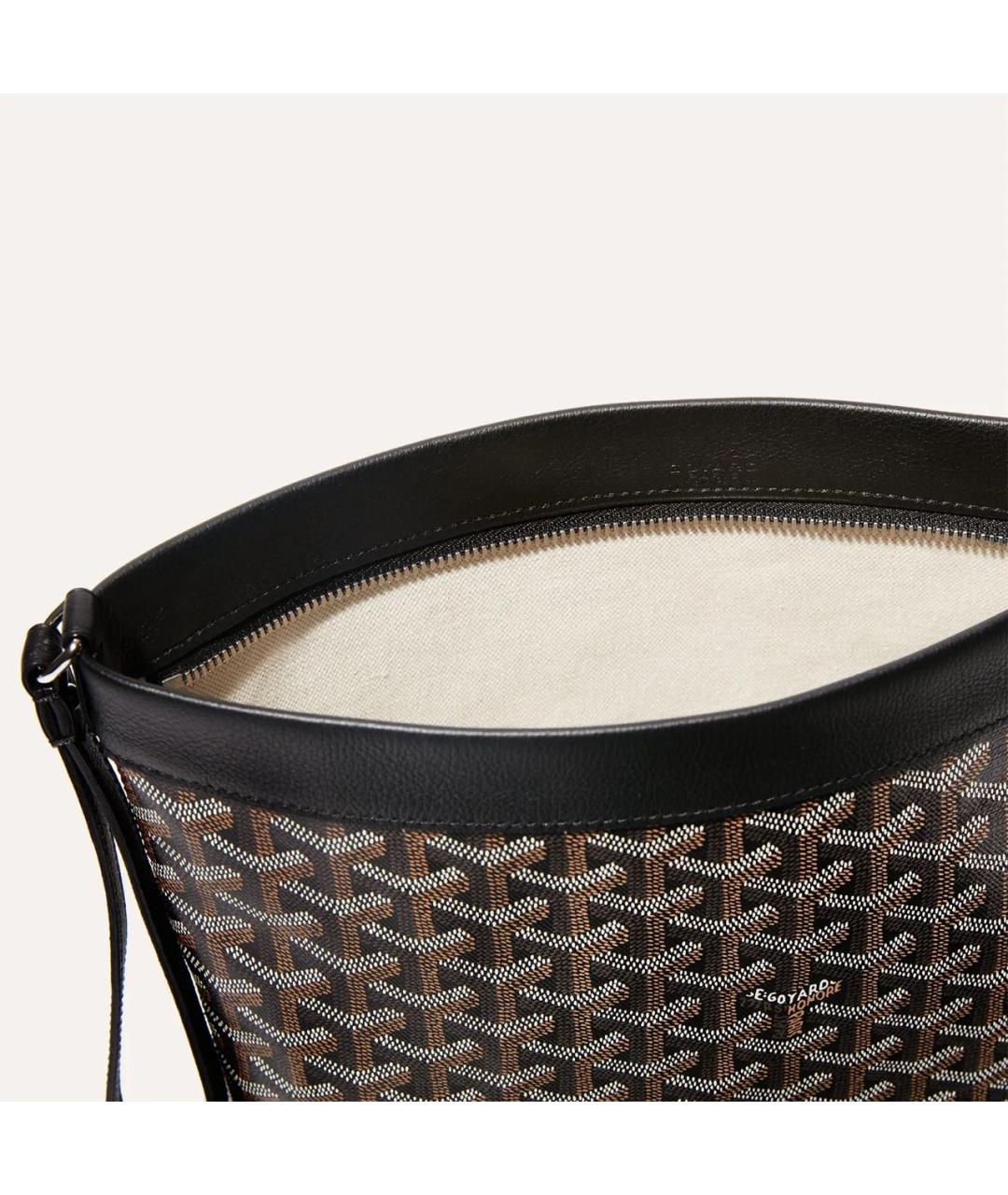 GOYARD Черная папка для документов из канвы, фото 3
