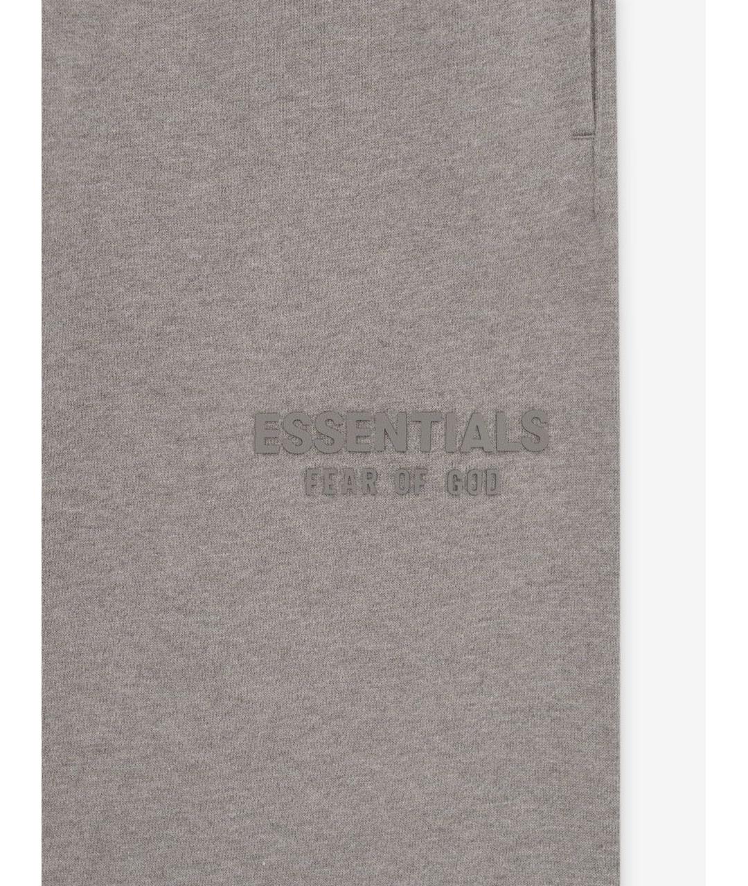 FEAR OF GOD ESSENTIALS Серые хлопковые брюки широкие, фото 4