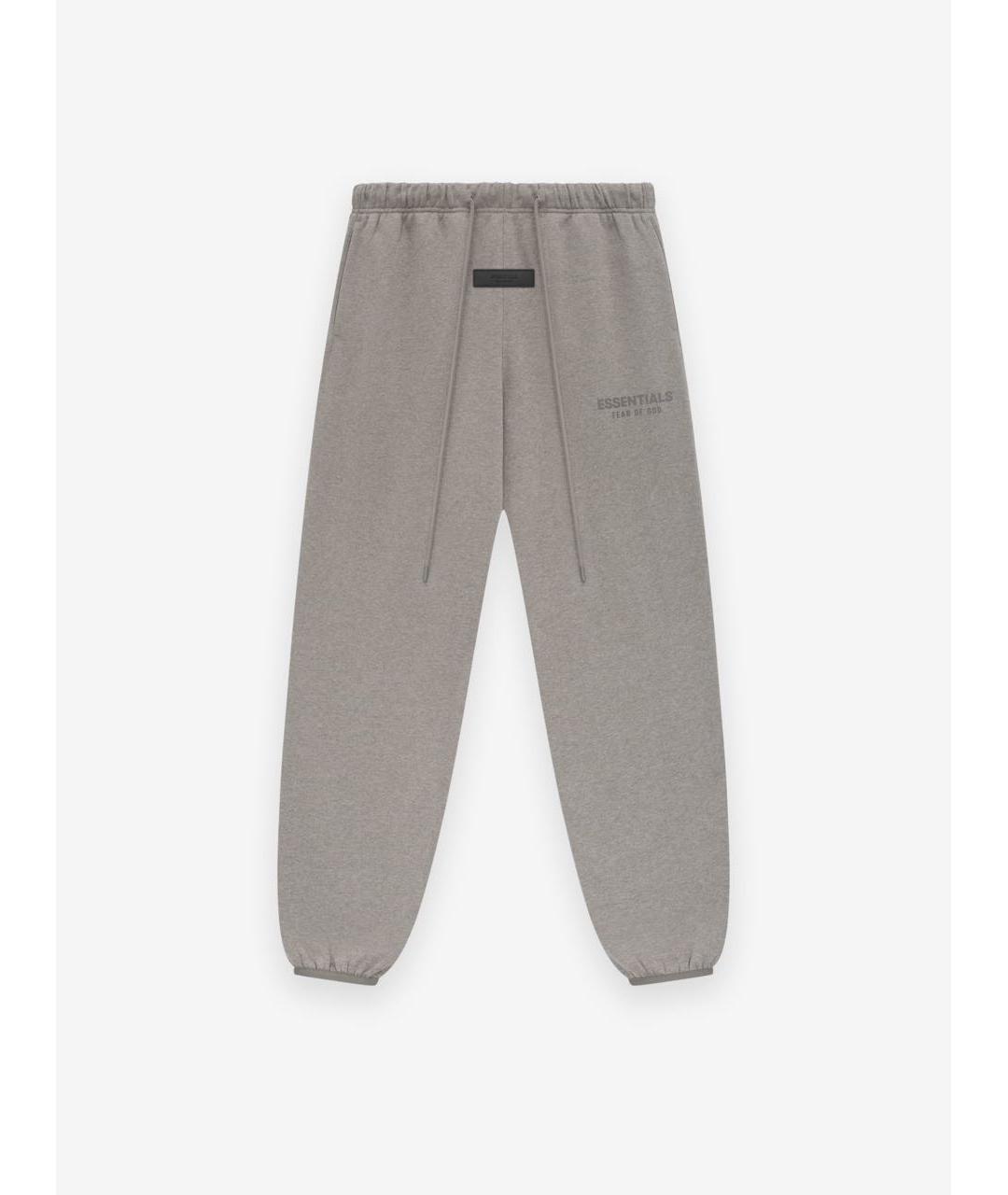 FEAR OF GOD ESSENTIALS Серые хлопковые брюки широкие, фото 5