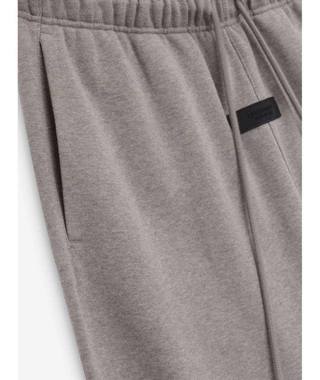 FEAR OF GOD ESSENTIALS Серые хлопковые брюки широкие, фото 3