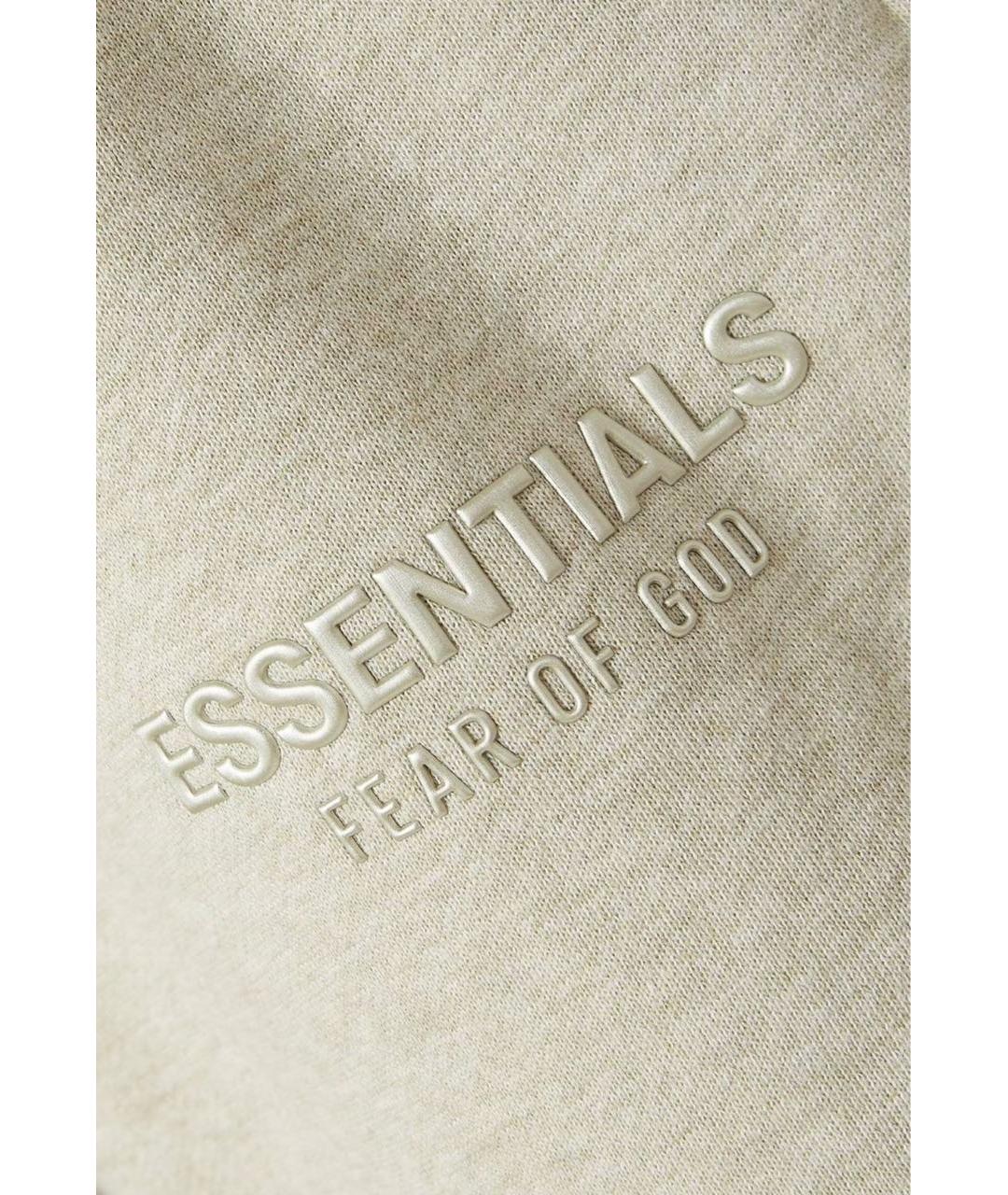 FEAR OF GOD ESSENTIALS Бежевые хлопковые брюки широкие, фото 3