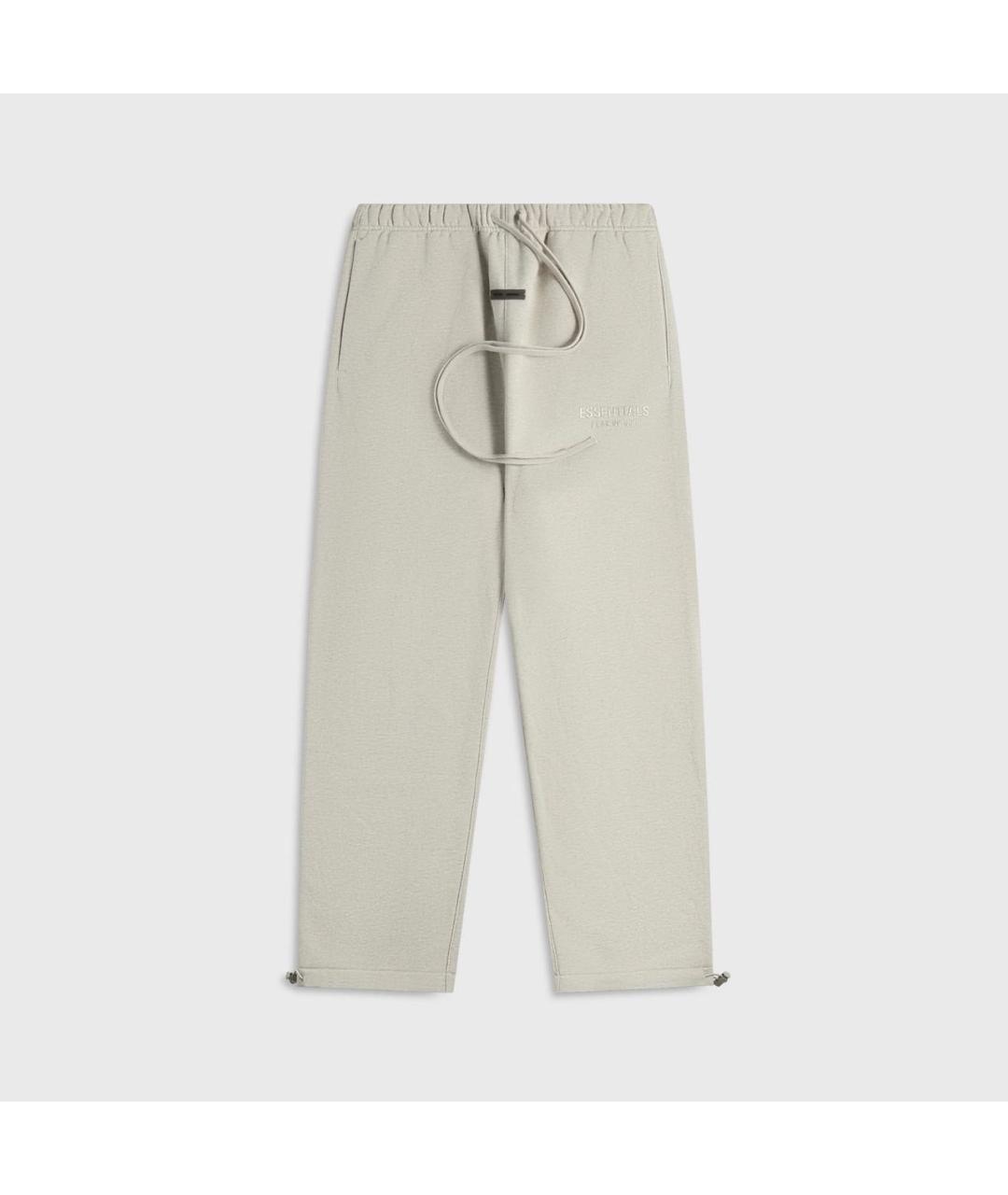 FEAR OF GOD ESSENTIALS Бежевые хлопковые брюки широкие, фото 4