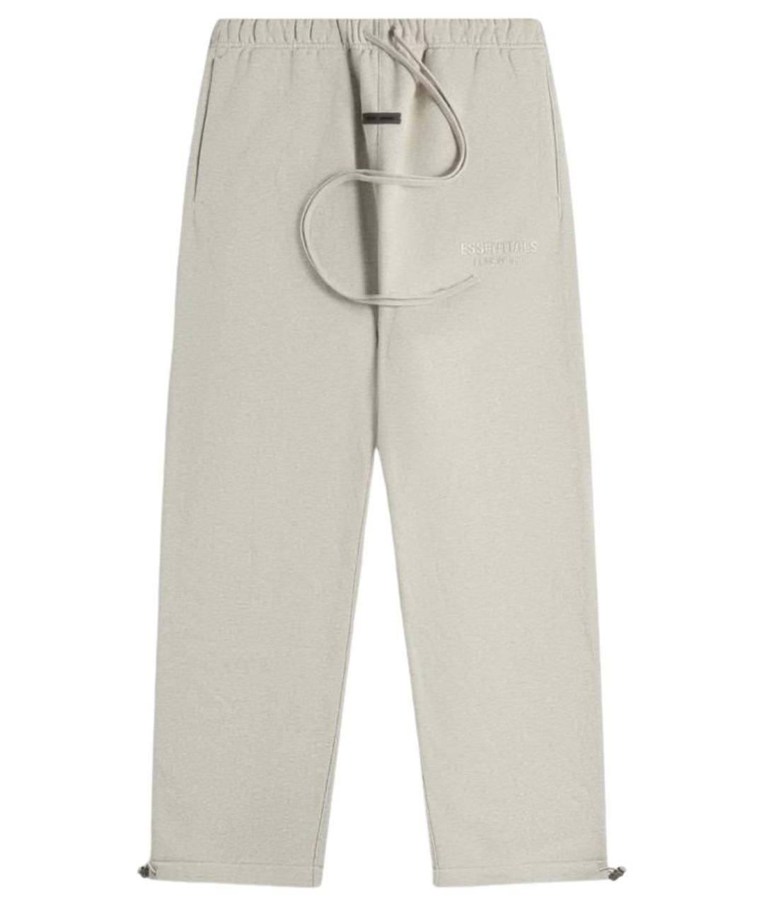 FEAR OF GOD ESSENTIALS Бежевые хлопковые брюки широкие, фото 1