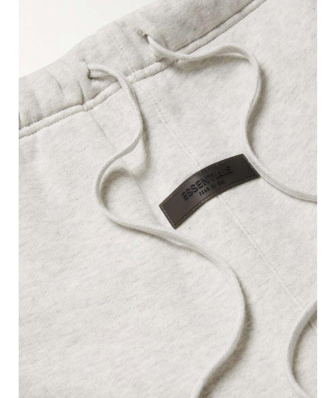 FEAR OF GOD ESSENTIALS Серые хлопковые брюки широкие, фото 2