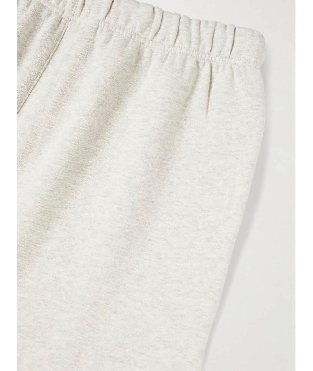 FEAR OF GOD ESSENTIALS Серые хлопковые брюки широкие, фото 3