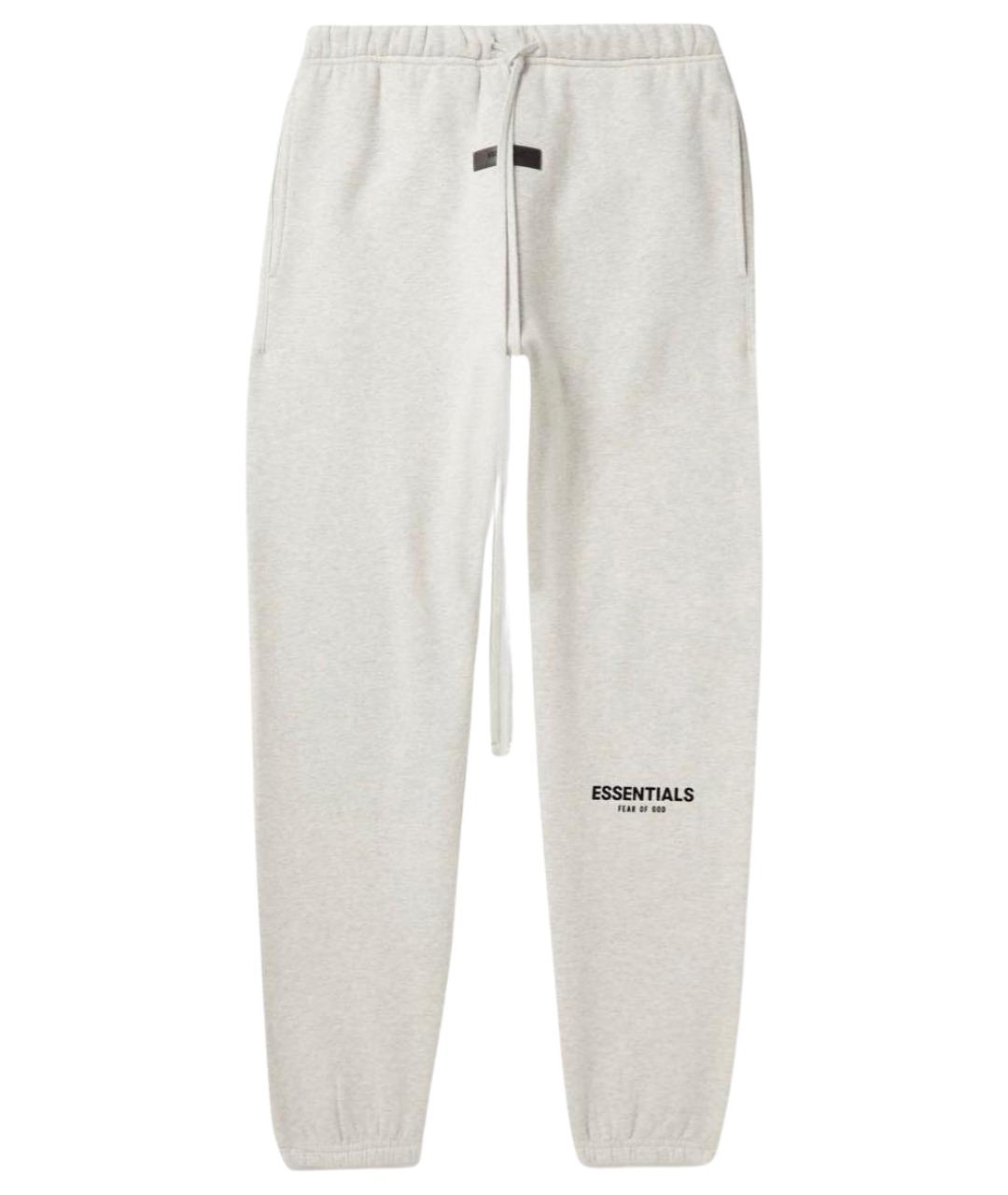 FEAR OF GOD ESSENTIALS Серые хлопковые брюки широкие, фото 1