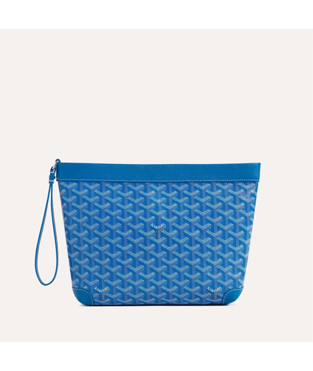 GOYARD Синяя папка для документов из канвы, фото 5