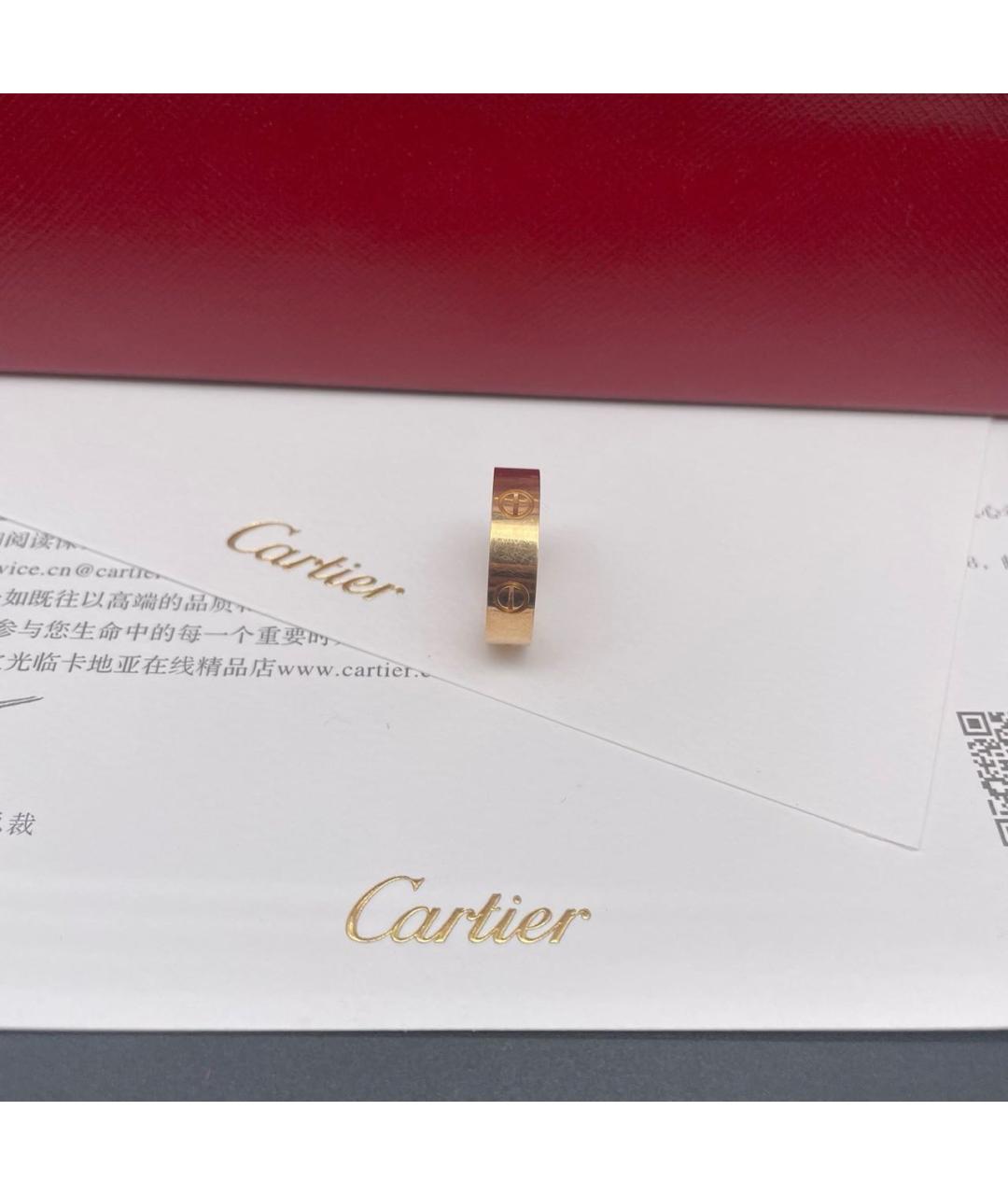 CARTIER Золотое кольцо из розового золота, фото 4