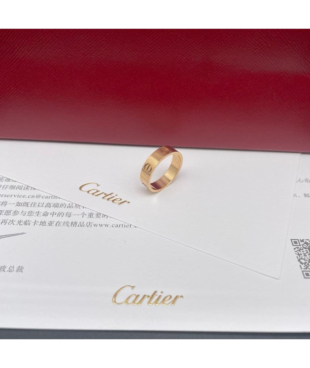 CARTIER Золотое кольцо из розового золота, фото 3