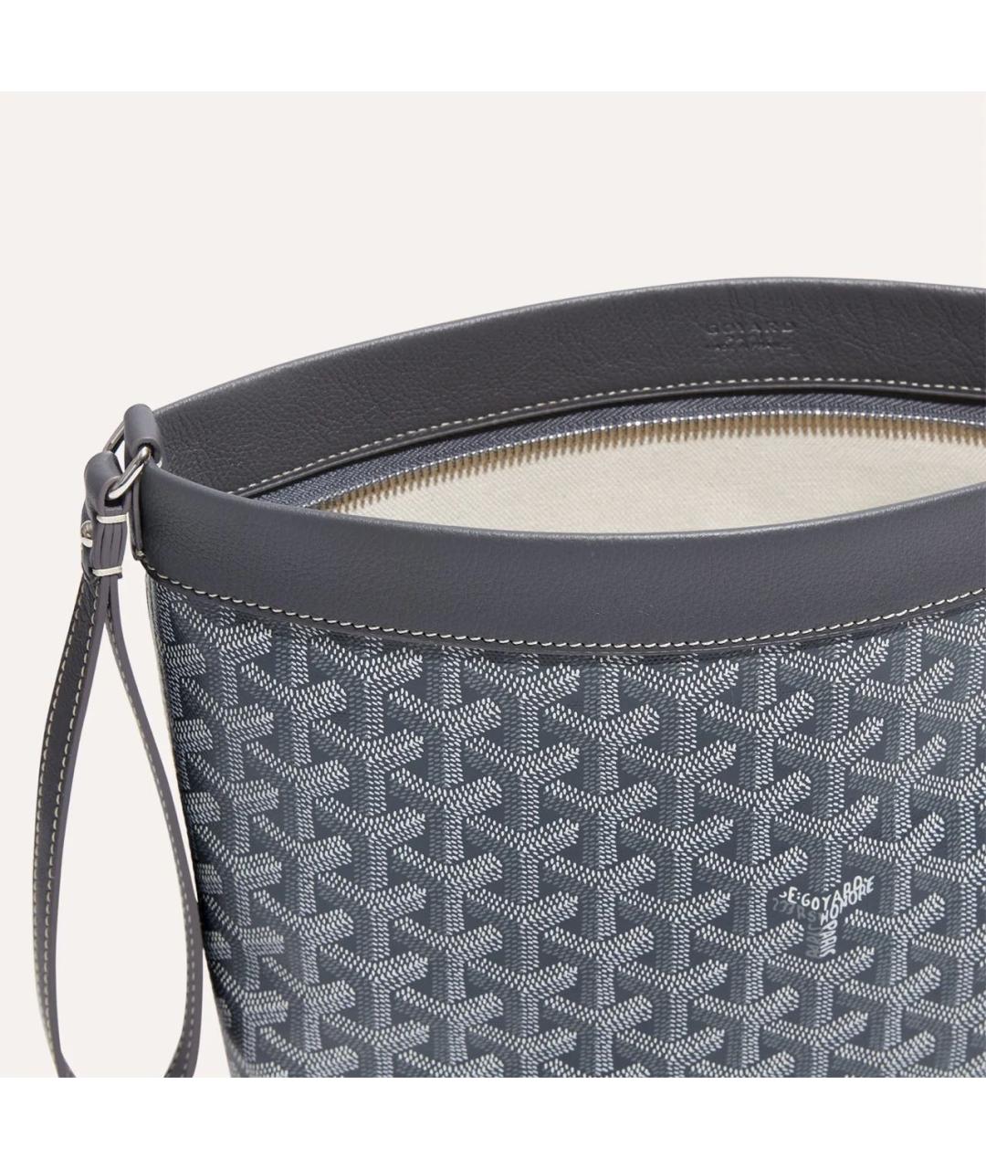 GOYARD Серая папка для документов из канвы, фото 4