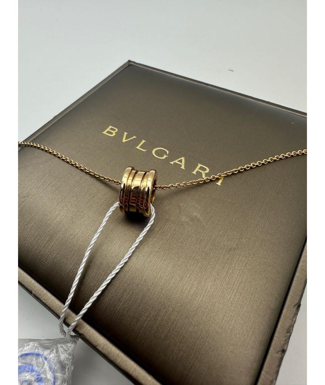 BVLGARI Золотое колье из розового золота, фото 5