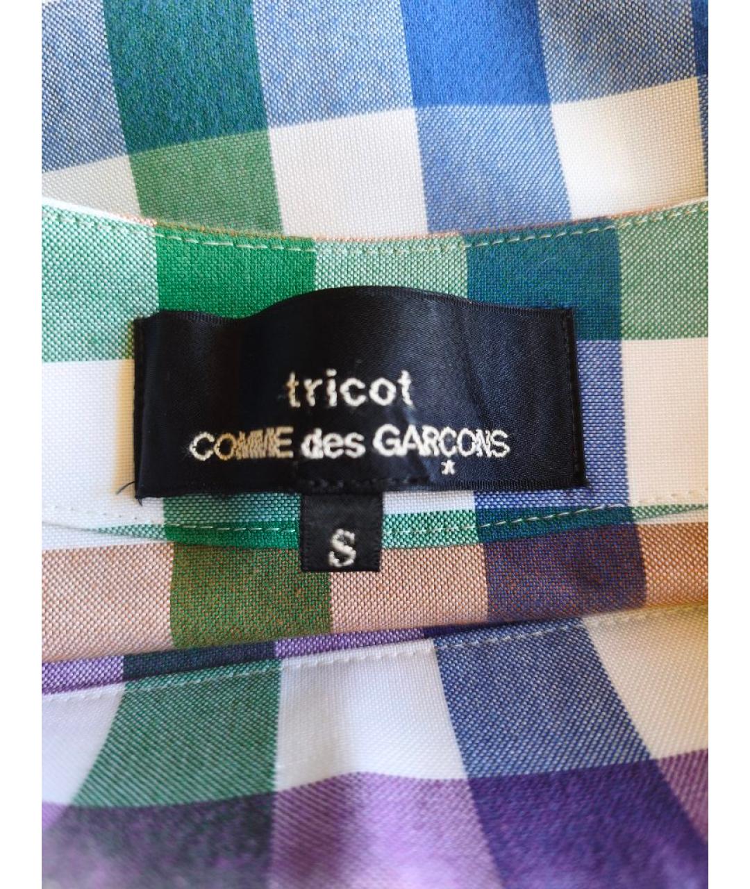COMME DES GARÇONS Мульти хлопковое повседневное платье, фото 3