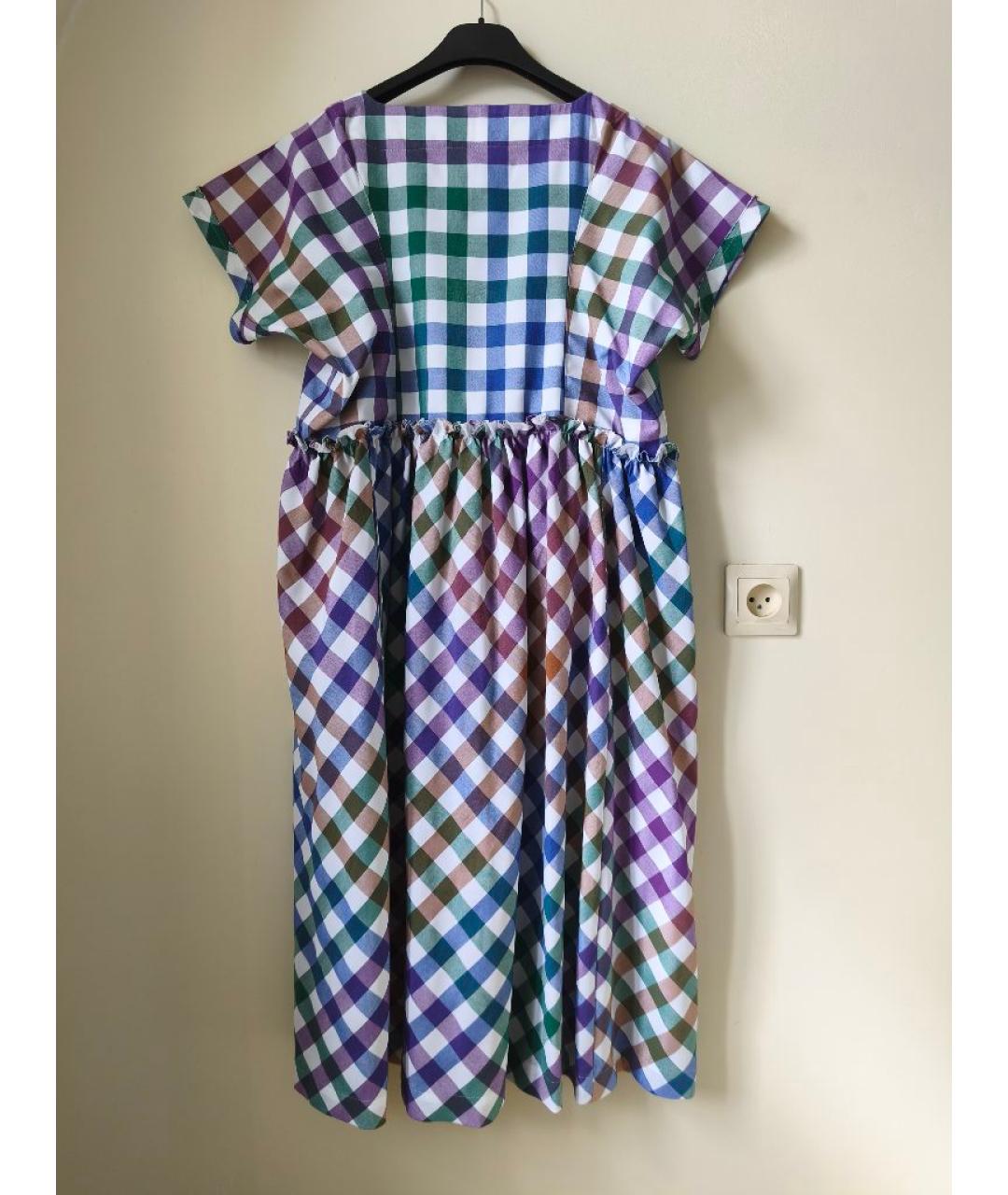 COMME DES GARÇONS Мульти хлопковое повседневное платье, фото 2