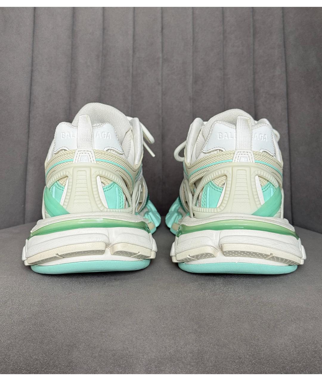 BALENCIAGA Бирюзовые кроссовки, фото 7