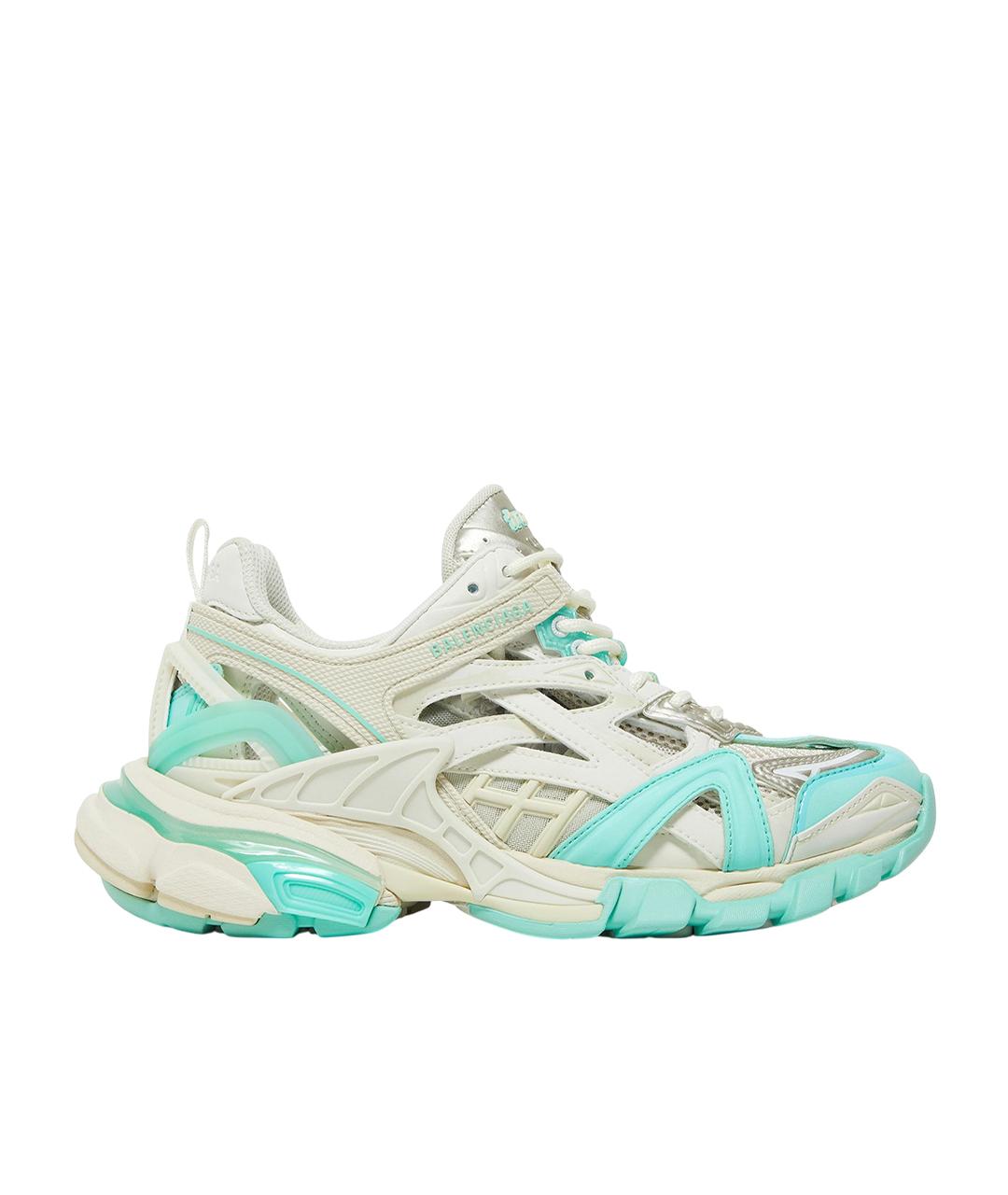 BALENCIAGA Бирюзовые кроссовки, фото 1