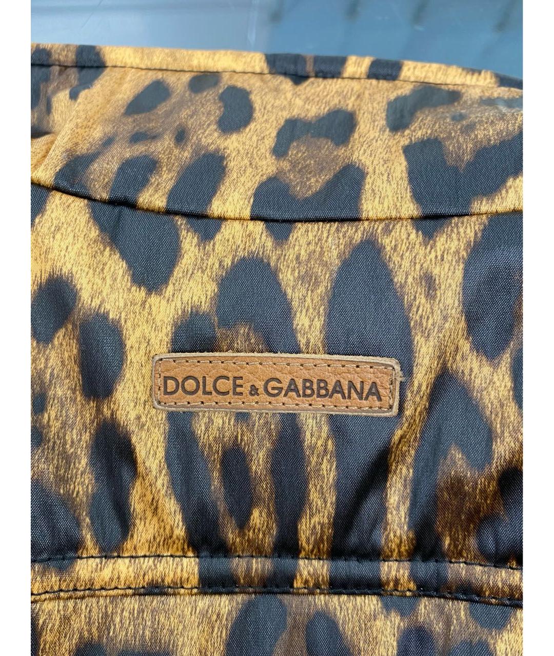 DOLCE&GABBANA Бежевая полиэстеровая куртка, фото 8