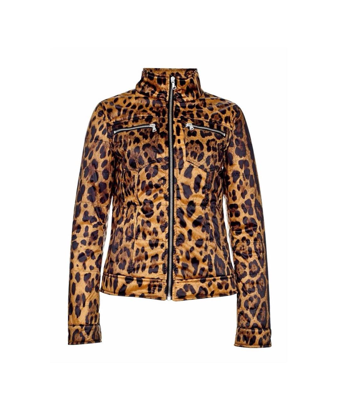 DOLCE&GABBANA Бежевая полиэстеровая куртка, фото 1