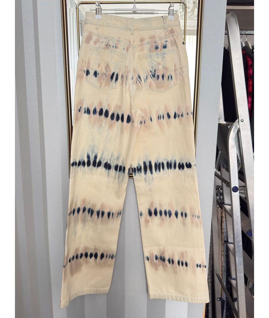 CHRISTIAN DIOR Мульти прямые джинсы, фото 2
