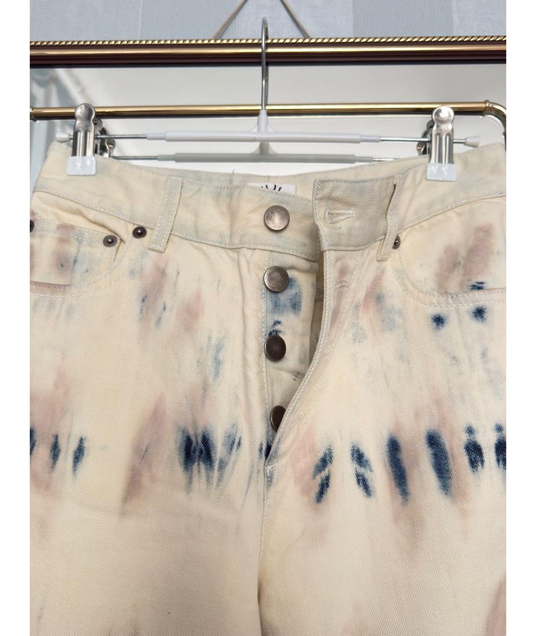 CHRISTIAN DIOR Мульти прямые джинсы, фото 4