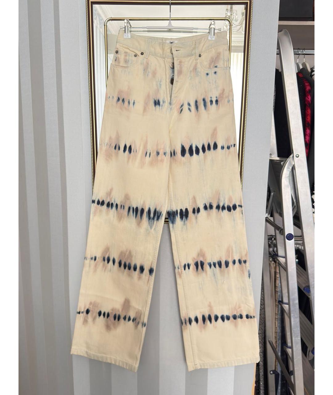CHRISTIAN DIOR Мульти прямые джинсы, фото 5