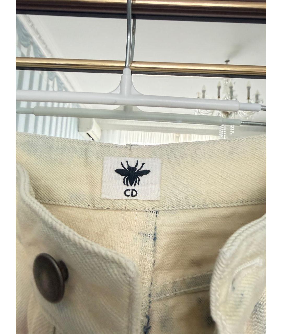 CHRISTIAN DIOR Мульти прямые джинсы, фото 3