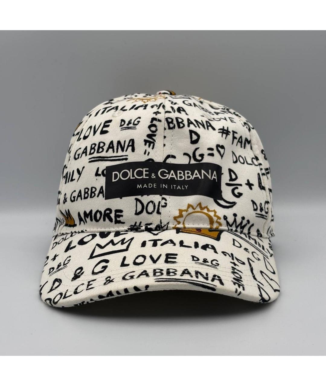 DOLCE&GABBANA Мульти хлопковая кепка/бейсболка, фото 2