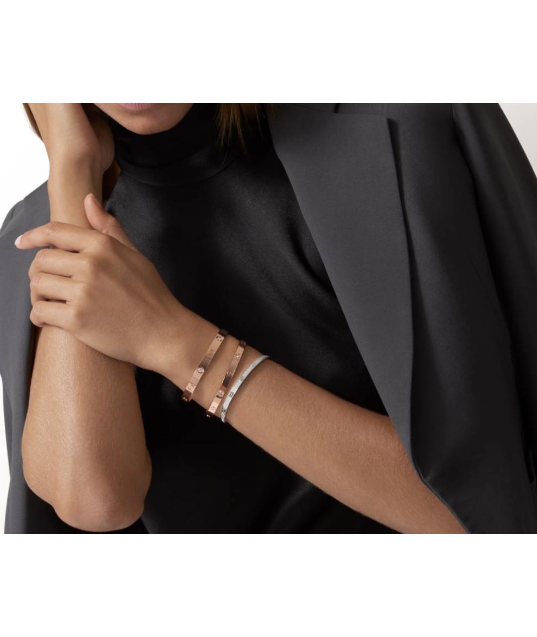 CARTIER Серебряный браслет из белого золота, фото 2