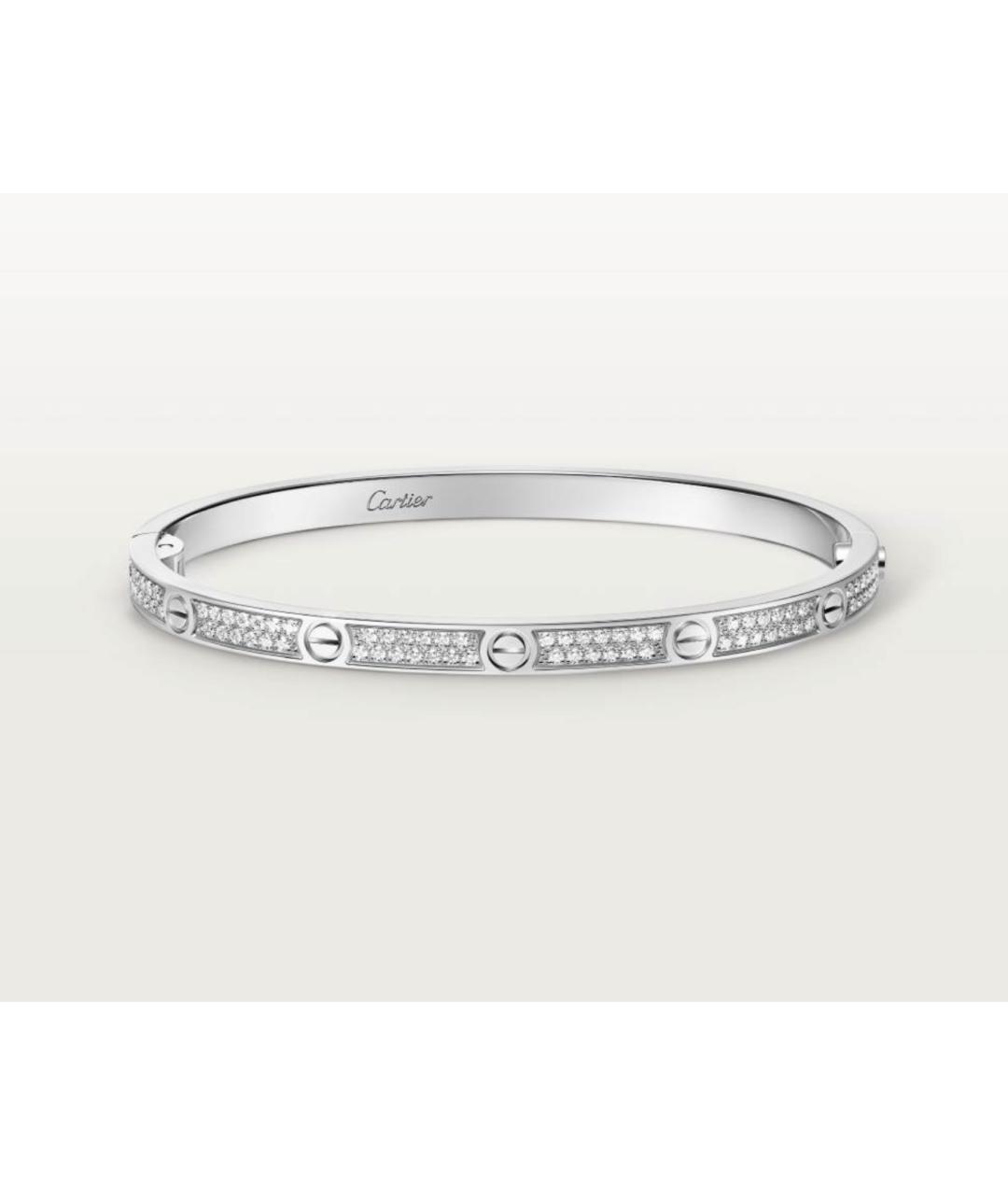 CARTIER Серебряный браслет из белого золота, фото 3