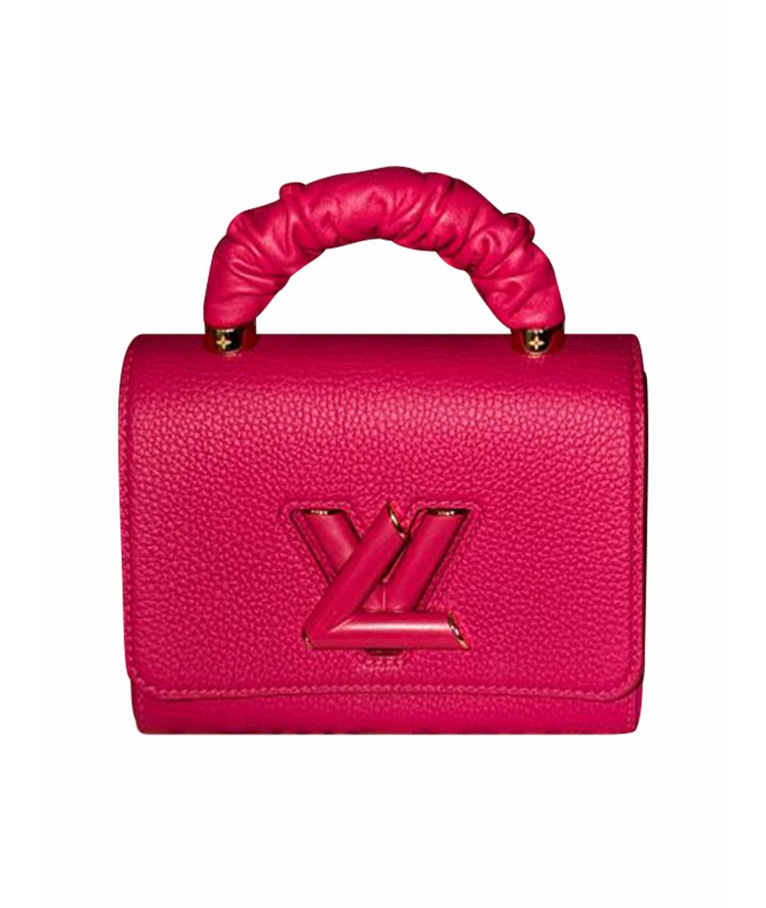 LOUIS VUITTON Розовая кожаная сумка через плечо, фото 1