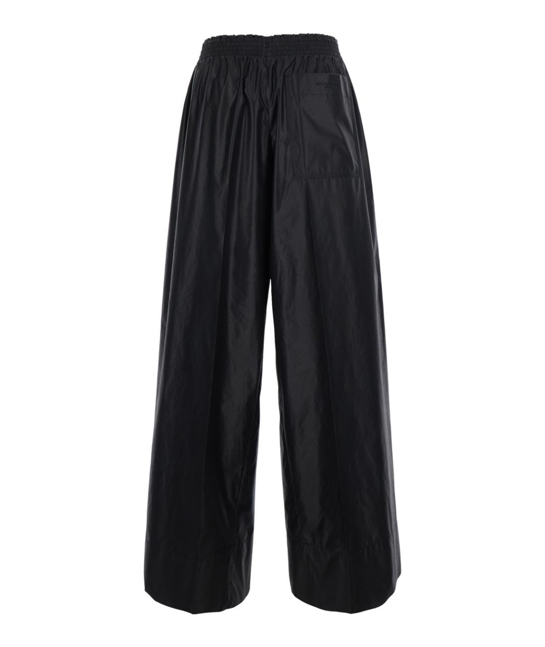 GIVENCHY Черные полиэстеровые брюки широкие, фото 2