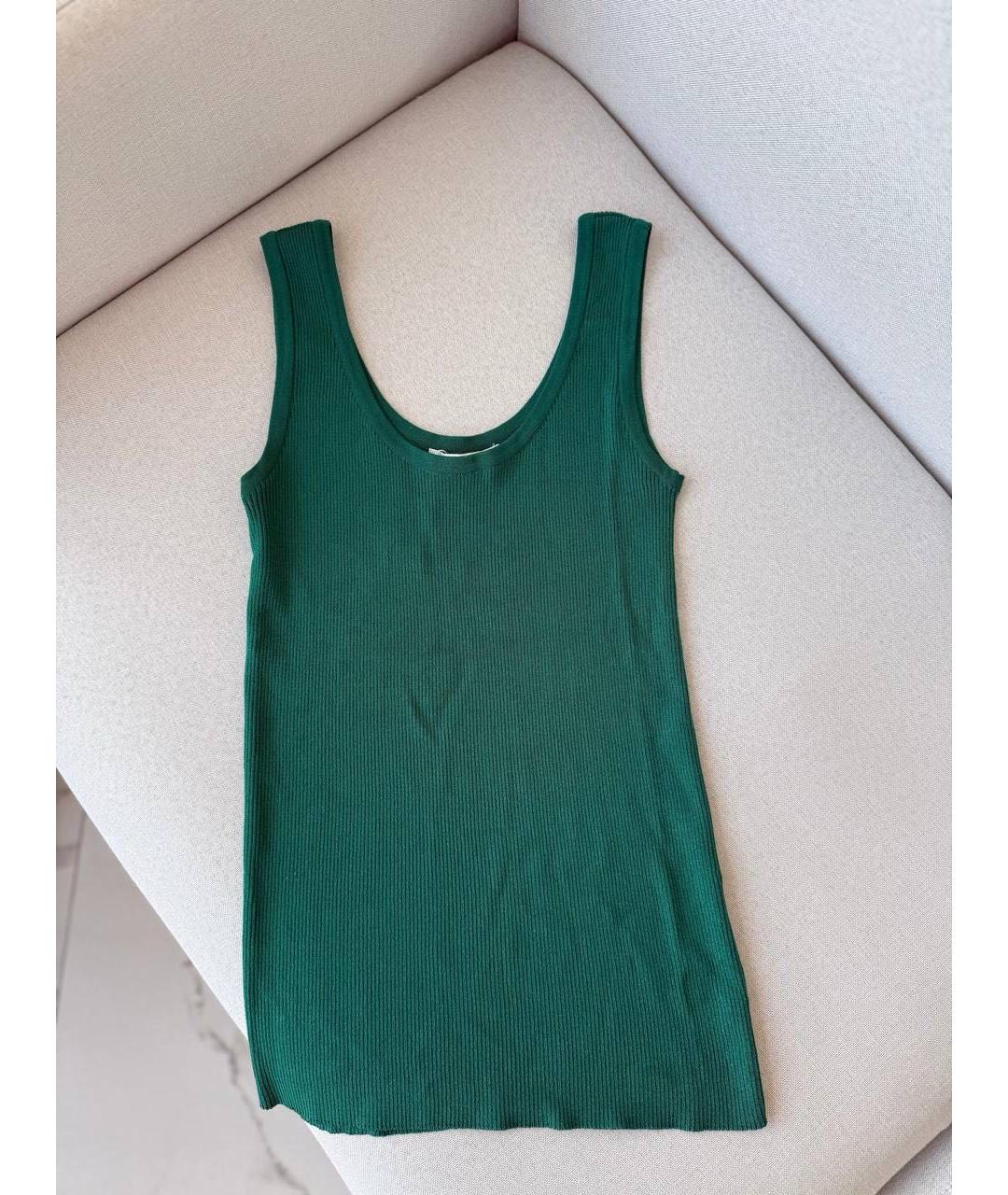 MAX MARA Зеленая майка, фото 6
