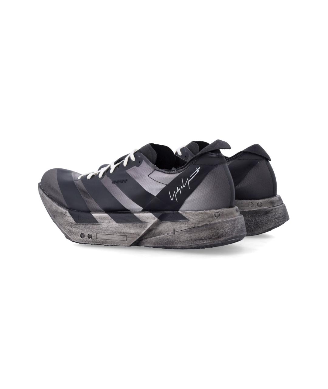 Y-3 Черные текстильные кроссовки, фото 4