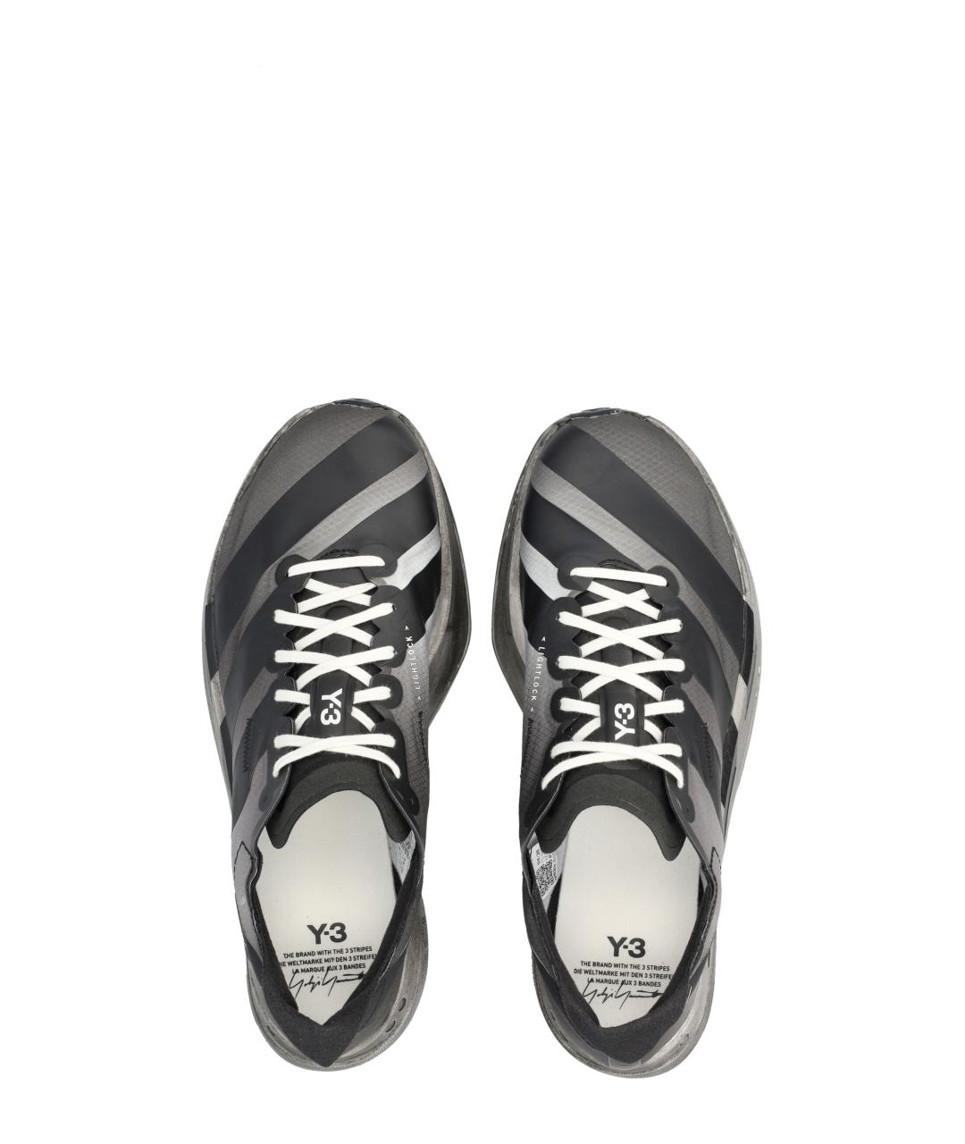 Y-3 Черные текстильные кроссовки, фото 2