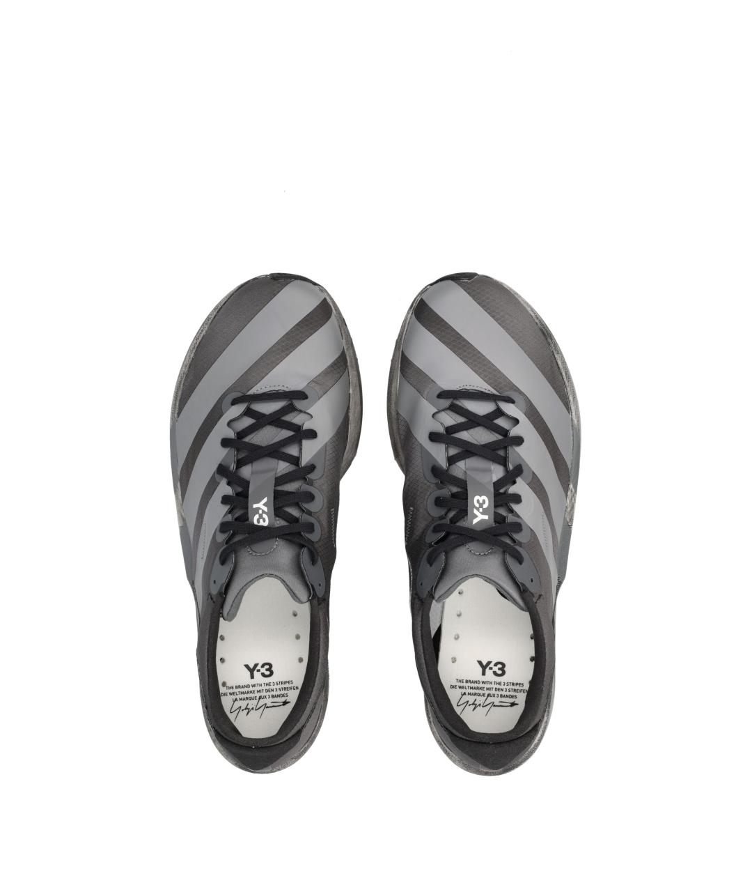 Y-3 Черные текстильные кроссовки, фото 2