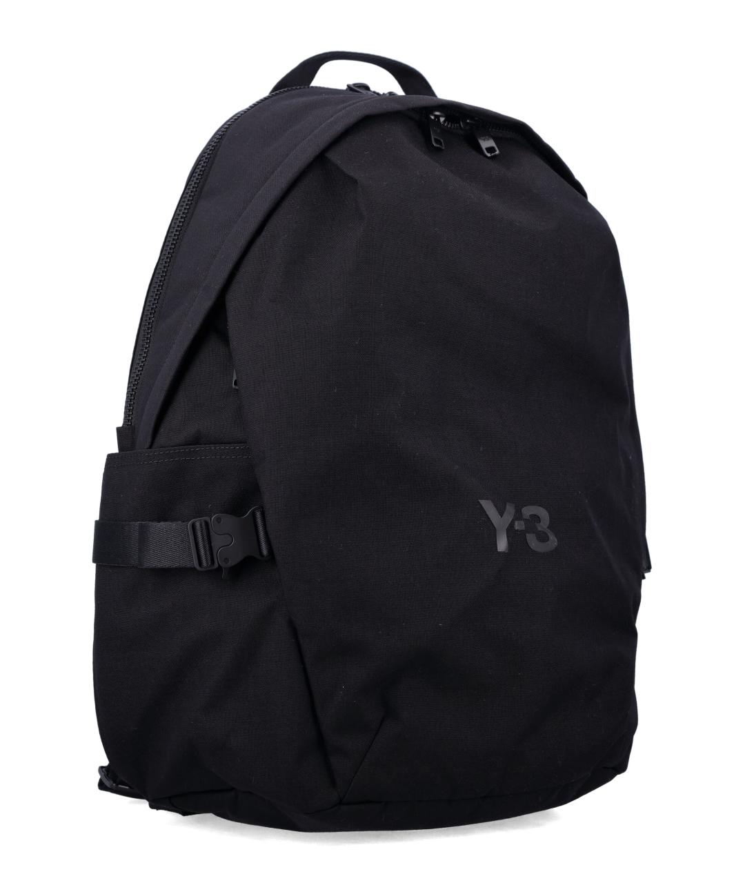Y-3 Черный нейлоновый рюкзак, фото 2
