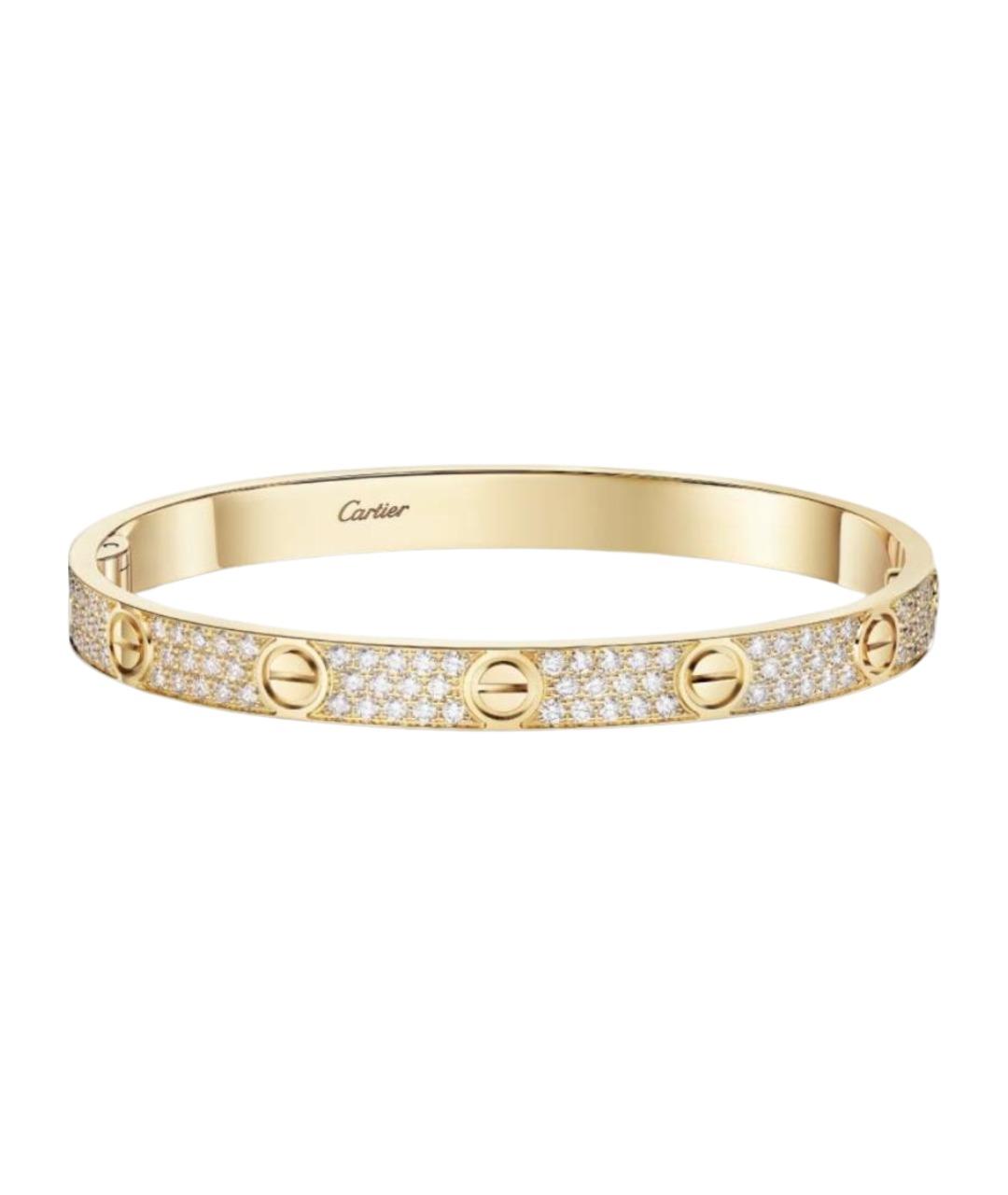 CARTIER Золотой браслет из желтого золота, фото 1