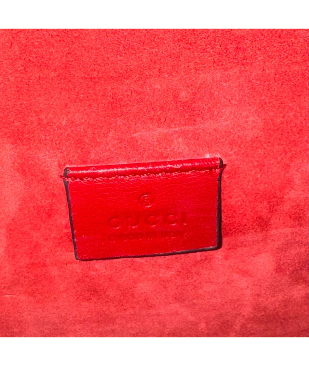 GUCCI Бежевая сумка через плечо из канвы, фото 7