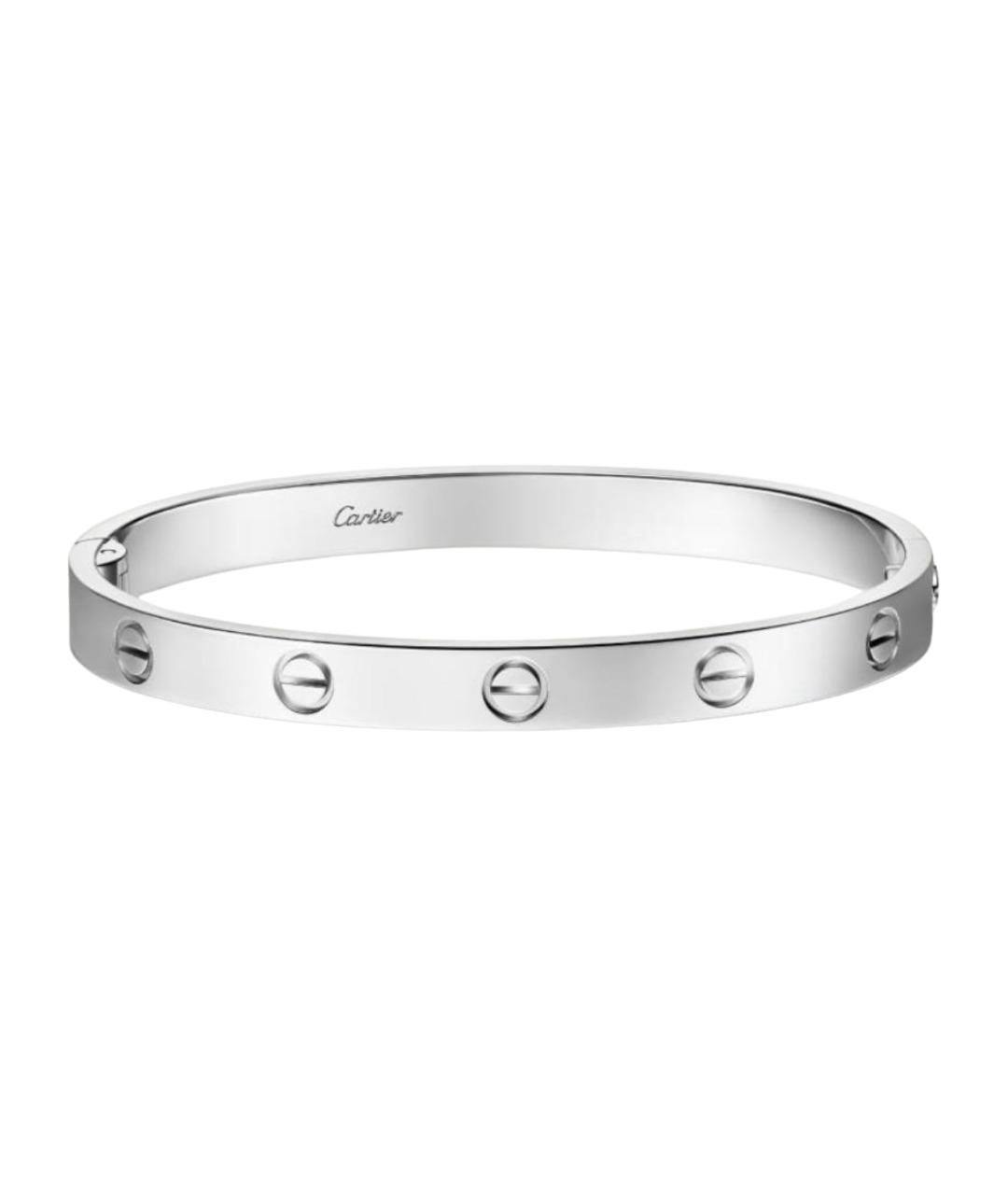 CARTIER Серебряный браслет из белого золота, фото 1