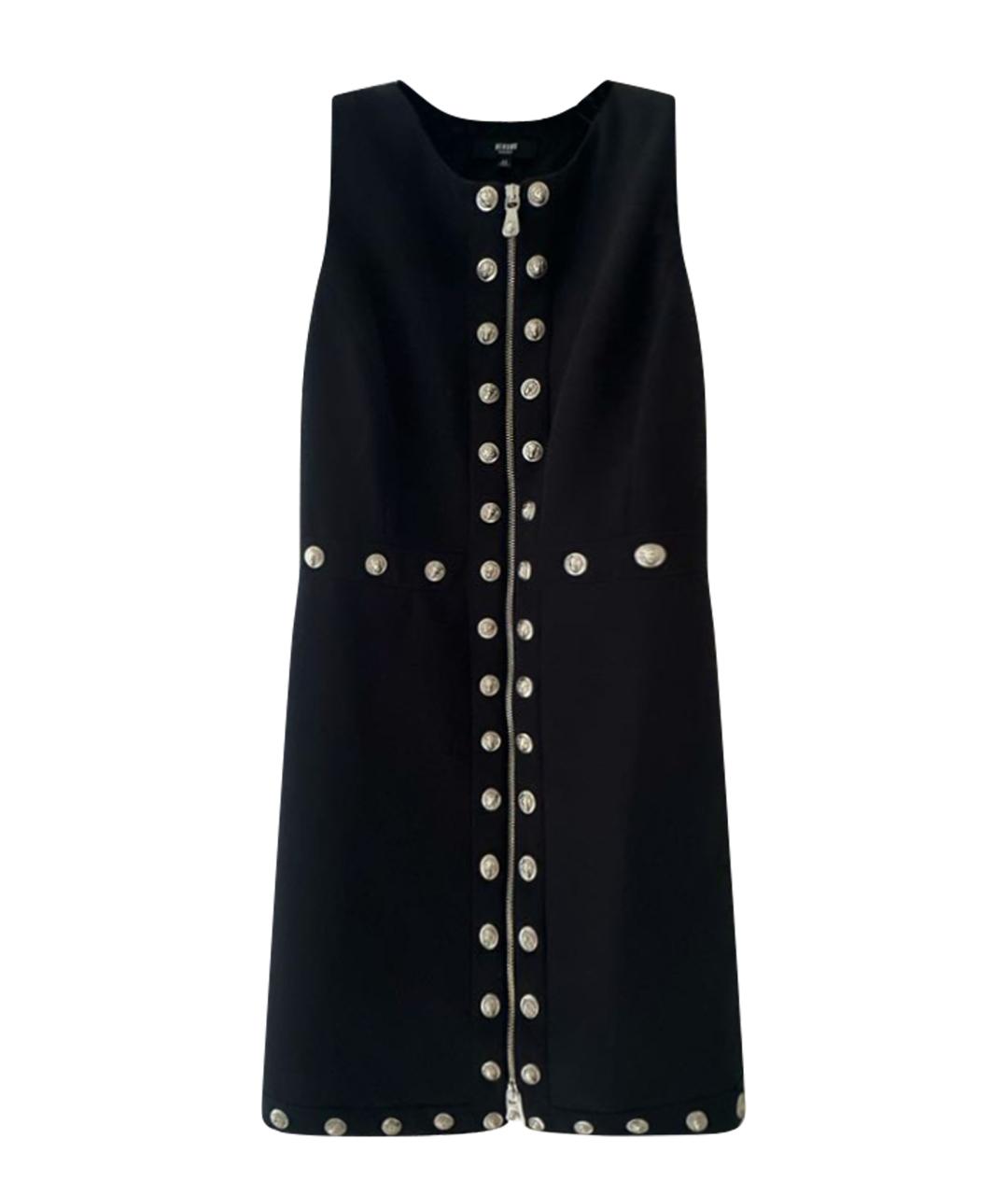 VERSUS VERSACE Черное полиэстеровое коктейльное платье, фото 1
