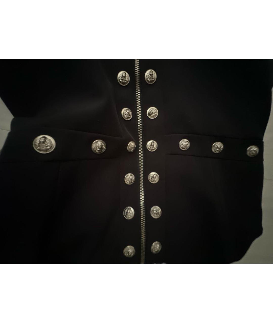VERSUS VERSACE Черное полиэстеровое коктейльное платье, фото 4