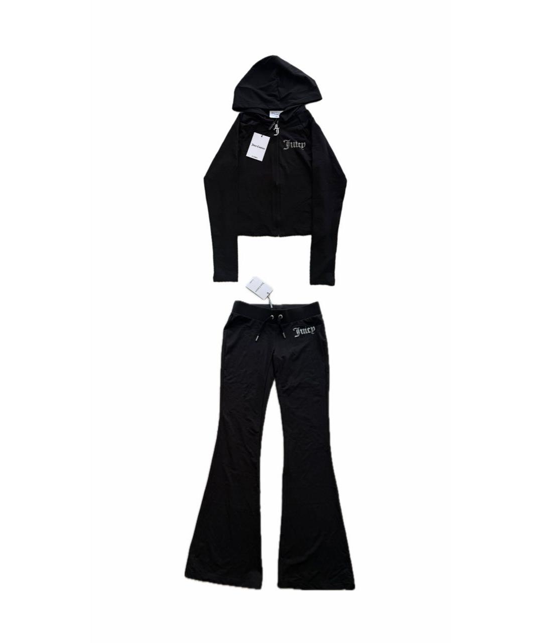 JUICY COUTURE Черный хлопковый спортивные костюмы, фото 1